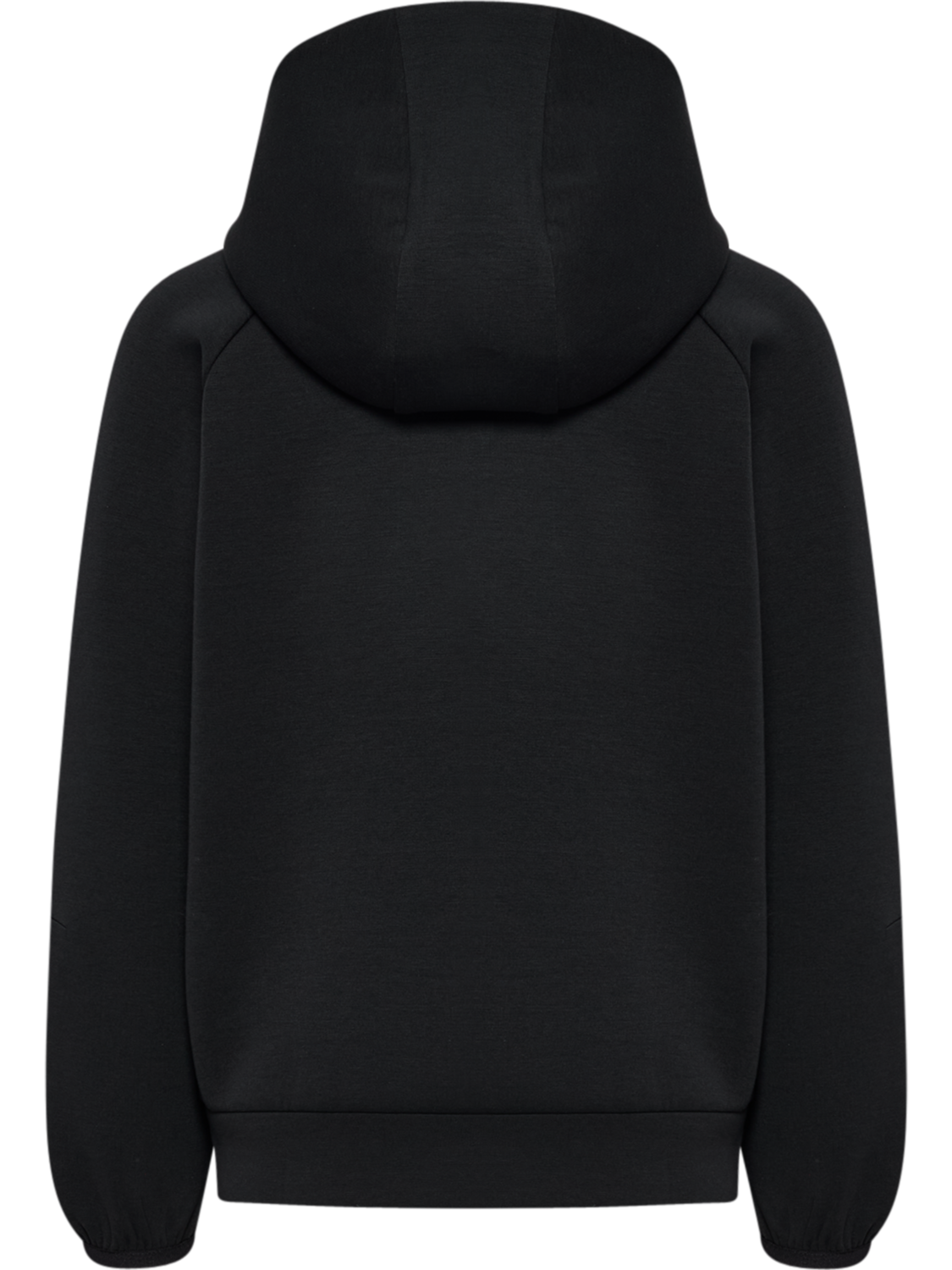 hmlJR TECH FLEECE ZIP HOODIE, BLACK, packshot