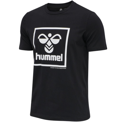 hmlISAM T-SHIRT, BLACK, packshot