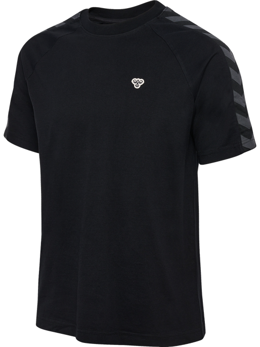 hmlARCHIVE LOOSE T-SHIRT S/S, BLACK, packshot