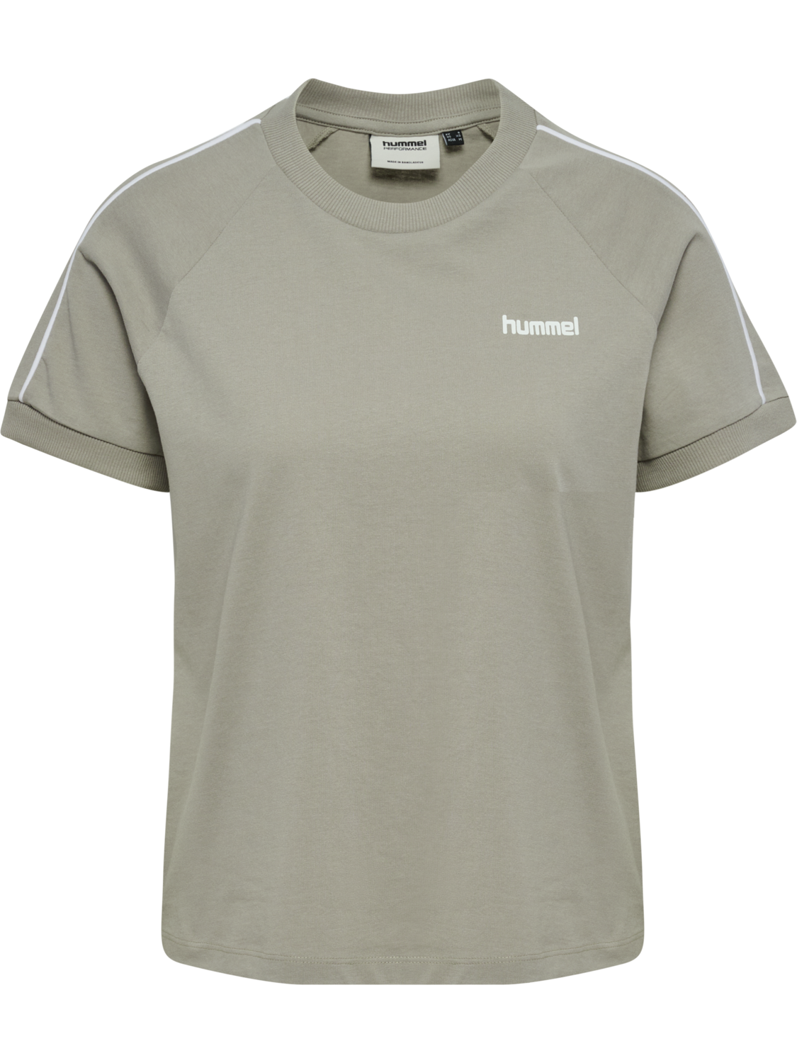 hmlPULSE PIPING W T-SHIRT S/S, ROCK RIDGE, packshot