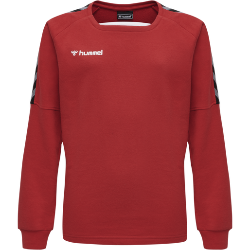 hmlAUTHENTIC KIDS TRAINING SWEAT, TRUE RED hmlAUTHENTIC KIDS TRAINING SWEAT, TRUE RED, packshot