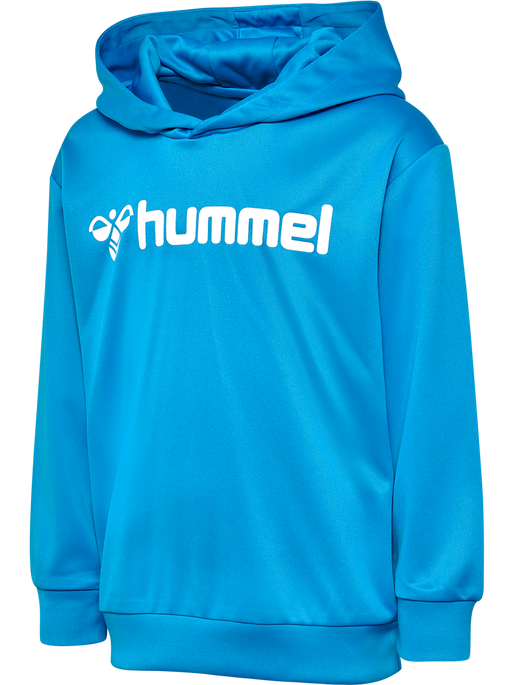 hmlLOGO HOODIE KIDS, DIVA BLUE, packshot