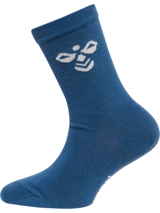 SUTTON 3-PACK SOCK, BLUE SURF, packshot