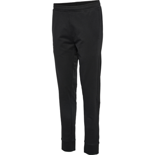 hmlOFFGRID COTTON PANTS WO, JET BLACK/FORGED IRON, packshot