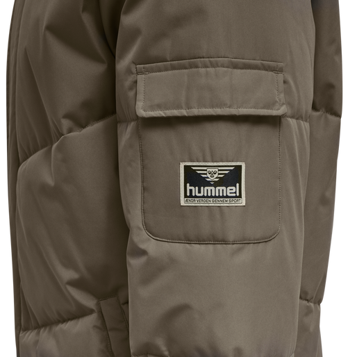 hmlTHOMAS LONG PUFFA JACKET, WALNUT, packshot