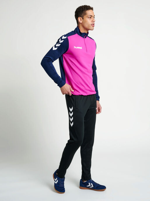 CORE 1/2 ZIP SWEAT, MARINE, model