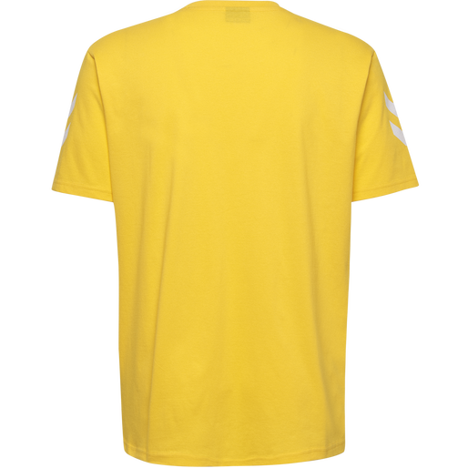 HUMMEL GO KIDS COTTON T-SHIRT S/S, SPORTS YELLOW, packshot