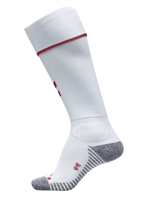 PRO FOOTBALL SOCK, WHITE/TRUE RED, packshot