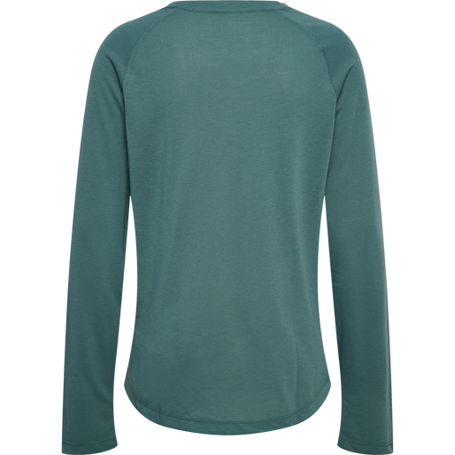 hmlMT VANJA T-SHIRT L/S, NORTH ATLANTIC, packshot