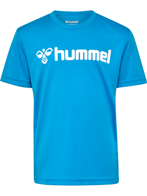 hmlLOGO JERSEY S/S KIDS, DIVA BLUE, packshot