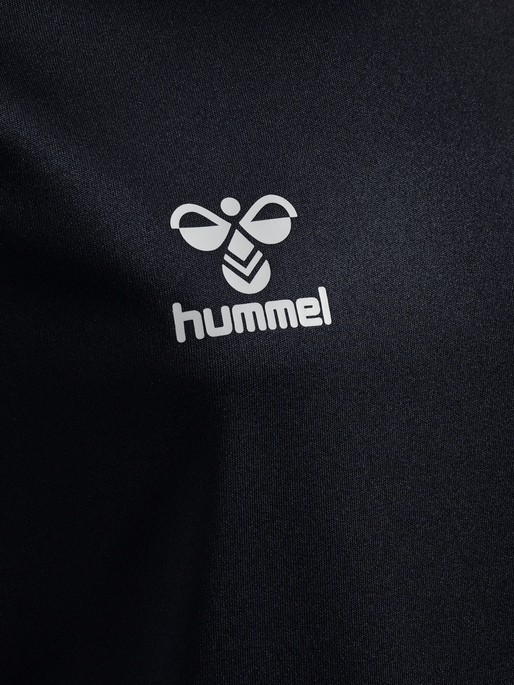 hmlESSENTIAL JERSEY S/S KIDS, BLACK, packshot