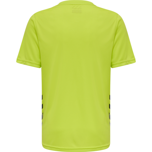 hmlPROMO KIDS DUO SET, LIME PUNCH/DARK DENIM, packshot