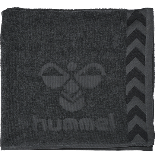 HUMMEL LARGE TOWEL, ASPHALT, packshot