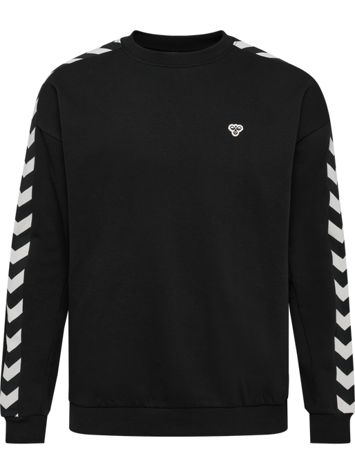 hmlARCHIVE LOOSE FIT SWEATSHIRT, BLACK hmlARCHIVE LOOSE FIT SWEATSHIRT, BLACK, packshot