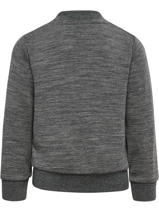 hmlMINI WOOL ZIP JACKET BEE, DARK GREY MELANGE hmlMINI WOOL ZIP JACKET BEE, DARK GREY MELANGE, packshot