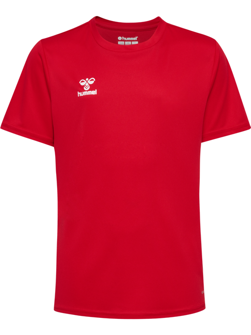 hmlESSENTIAL JERSEY S/S KIDS, TRUE RED, packshot