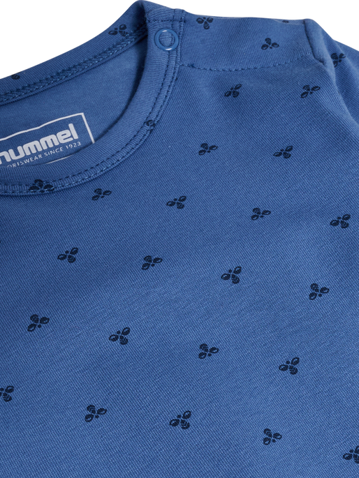 hmlMINI BEE AOP BODY L/S, DUTCH BLUE, packshot