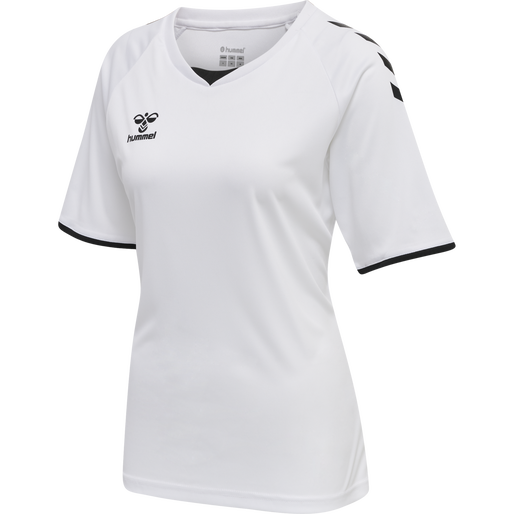hmlCORE VOLLEY TEE WO, WHITE, packshot