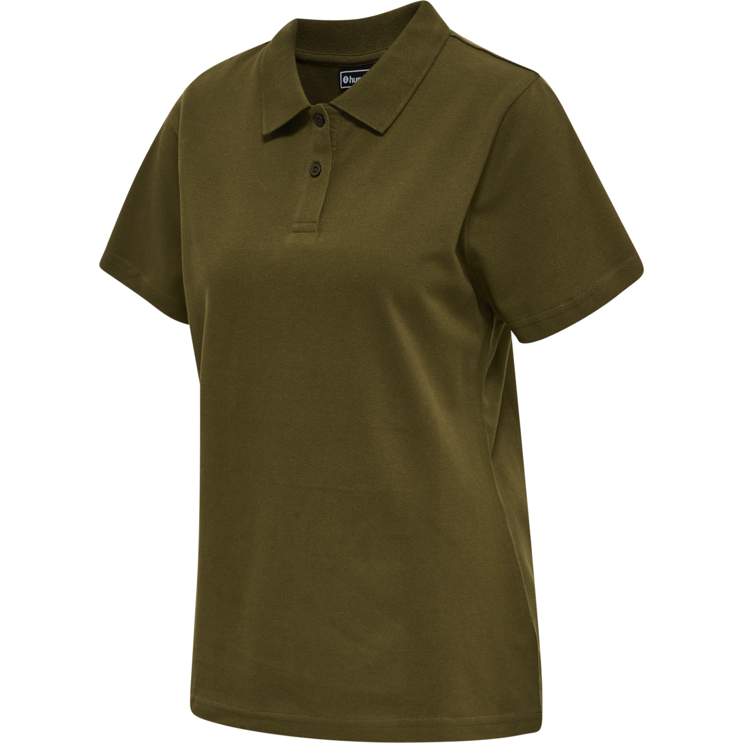 hmlRED STRETCH POLO WOMAN, DARK OLIVE, packshot