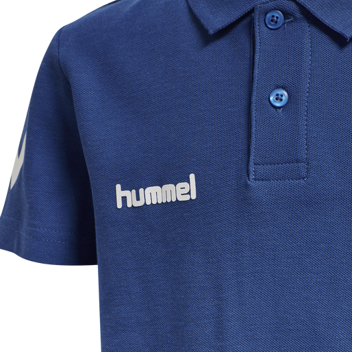 HUMMEL GO KIDS COTTON POLO, TRUE BLUE, packshot