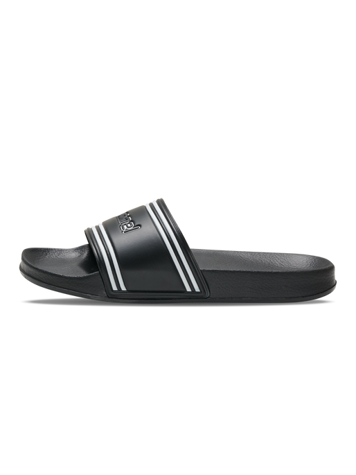 POOL SLIDE RETRO, BLACK/WHITE POOL SLIDE RETRO, BLACK/WHITE, packshot