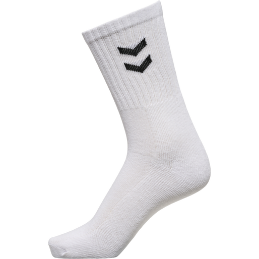 3-Pack Basic Socken, WHITE, packshot