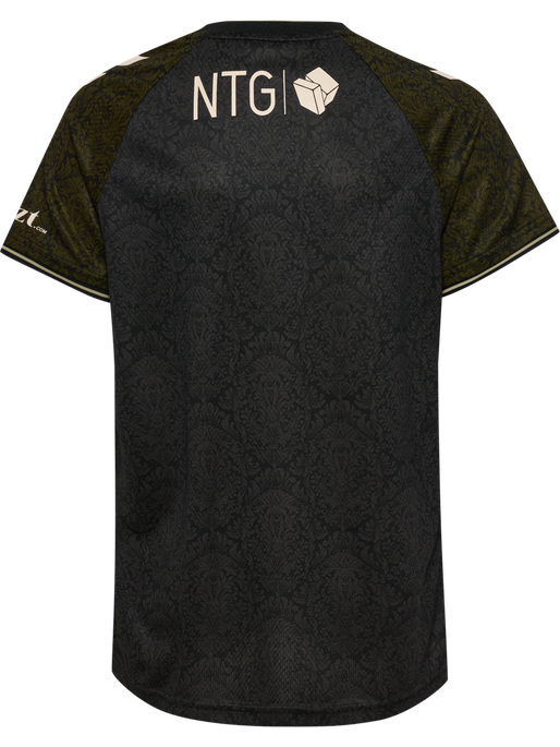 BIF 24/25 THIRD JERSEY S/S KIDS, CAVIAR/FIR GREEN BIF 24/25 THIRD JERSEY S/S KIDS, CAVIAR/FIR GREEN, packshot