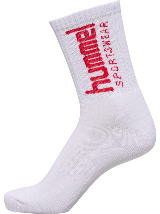 hml3-PACK SOCKS SPORTSWEAR BIG, WHITE, packshot