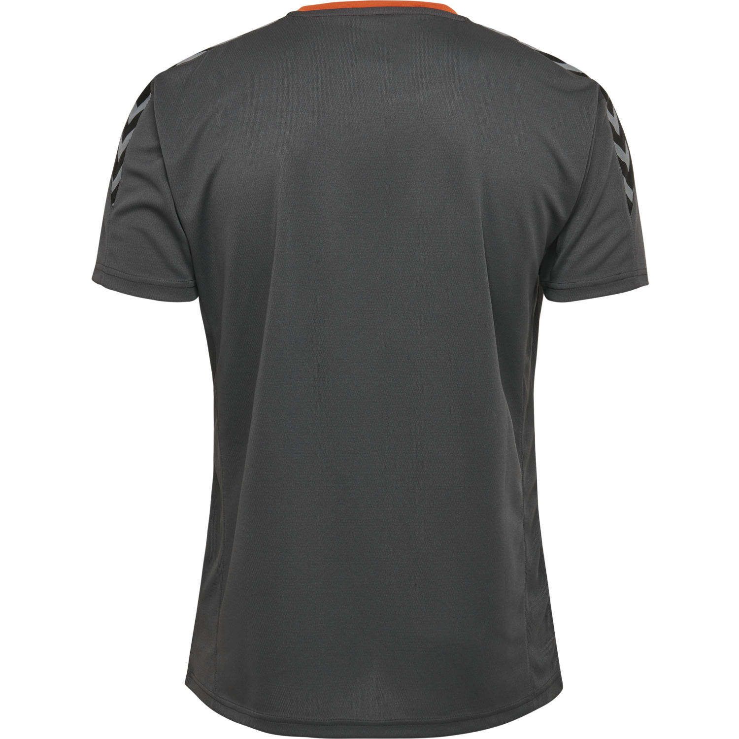 hmlAUTHENTIC KIDS POLY JERSEY S/S, ASPHALT, packshot