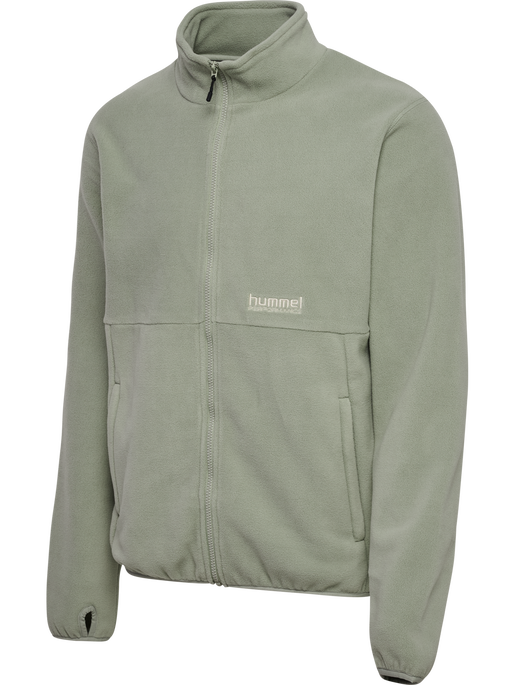 hmlPULSE FLEECE JACKET, SEAGRASS, packshot