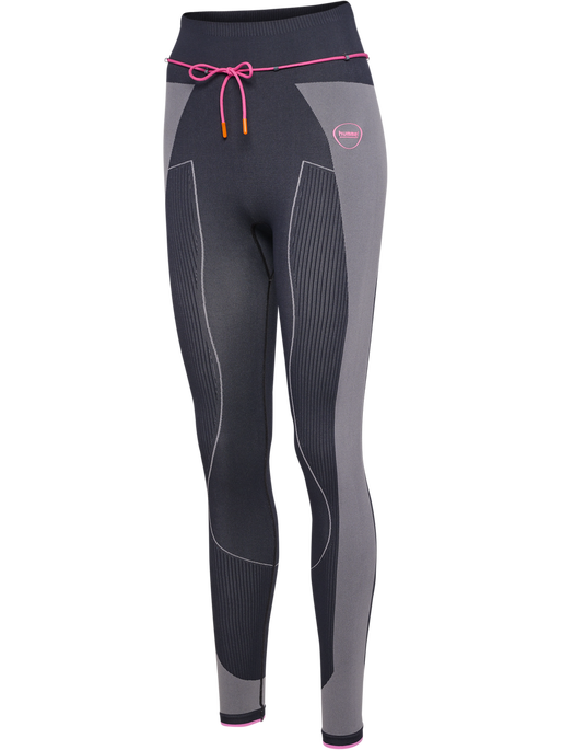 hmlSEAMLESS HIGH WAIST TIGHTS, OBSIDIAN, packshot