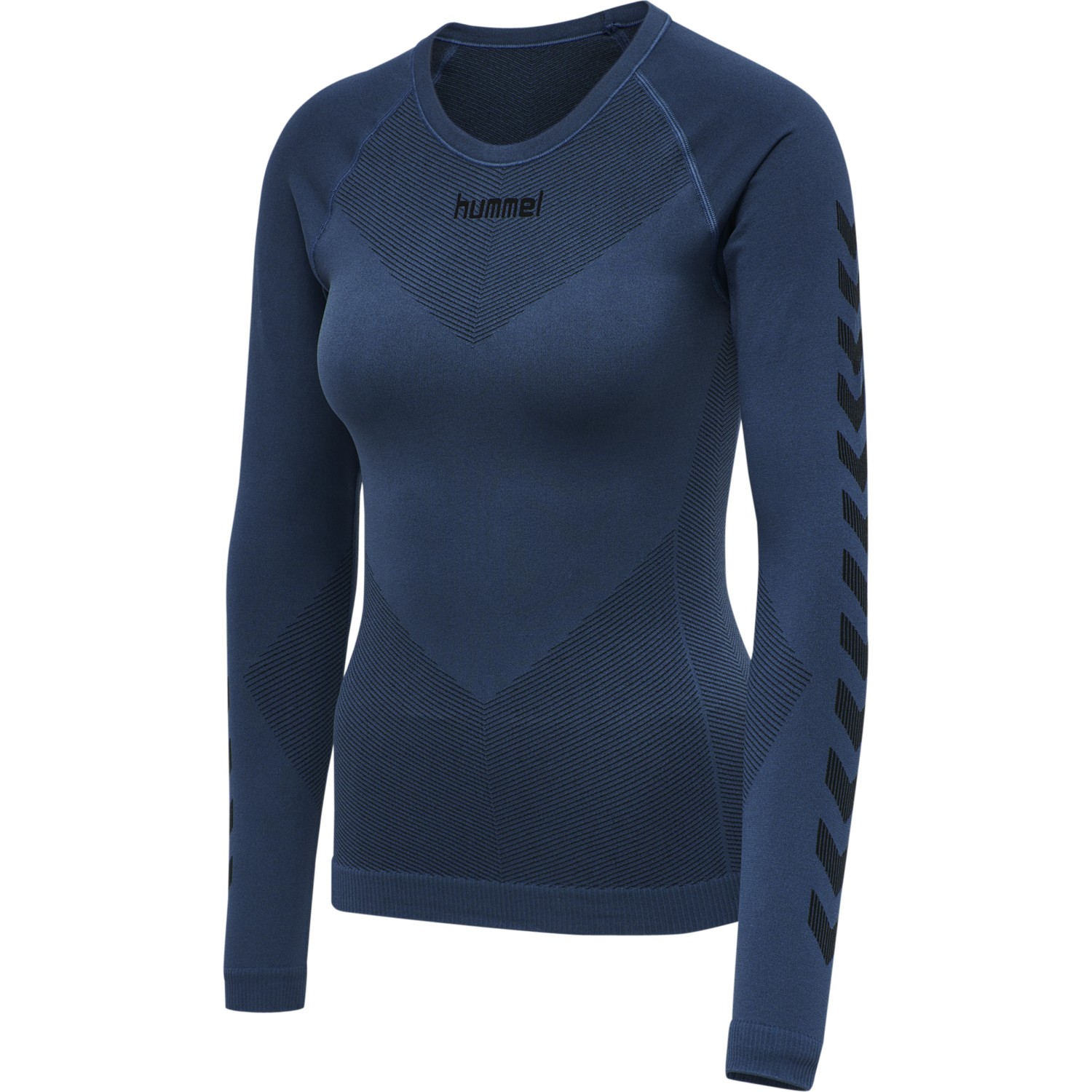 hummel HUMMEL FIRST SEAMLESS JERSEY L/S W - DARK DENIM 