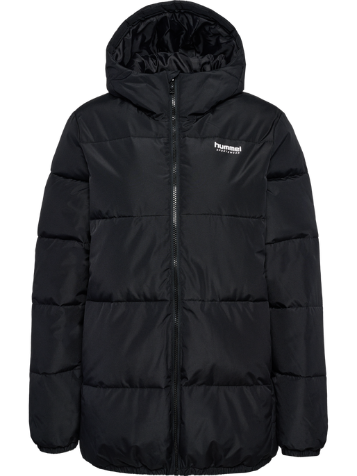 hmlLGC NICOLA PUFF JACKET, BLACK hmlLGC NICOLA PUFF JACKET, BLACK, packshot