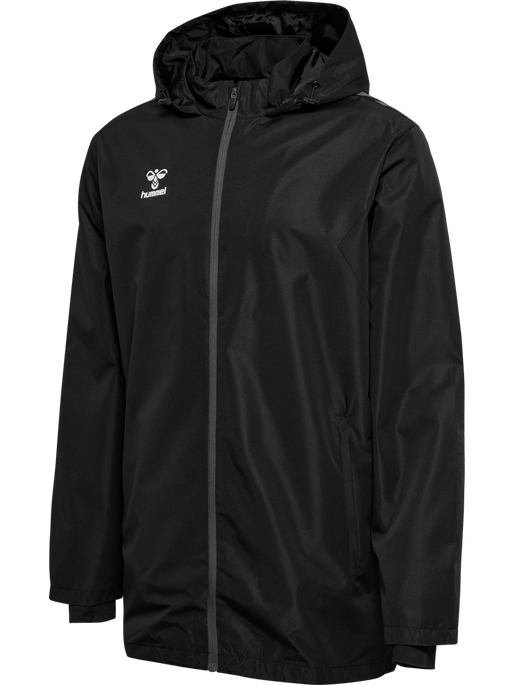 hmlAUTHENTIC ALL WEATHER JACKET, BLACK, packshot