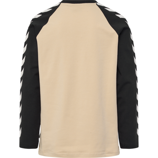 hmlBOYS T-SHIRT L/S, IRISH CREAM, packshot