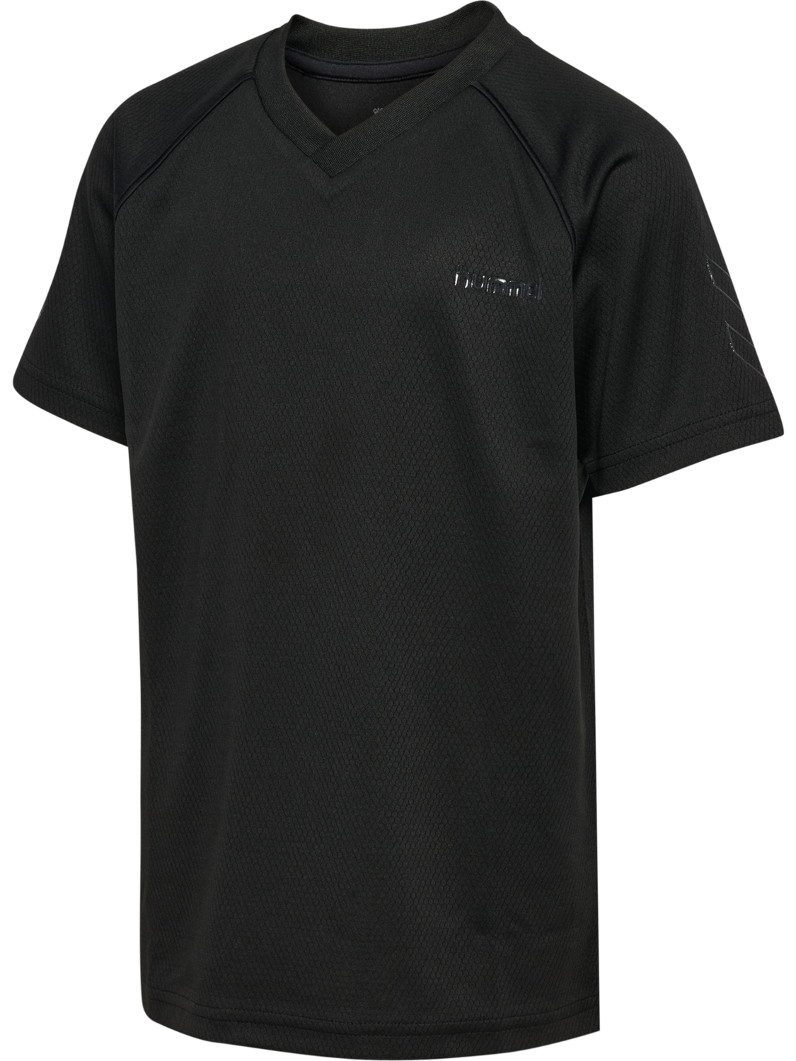 hmlJR REG ACTIVE T-SHIRT S/S, BLACK, packshot