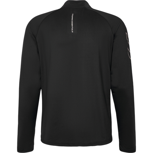 hmlTE STRENGTH TRAINING TRACK TOP, BLACK, packshot