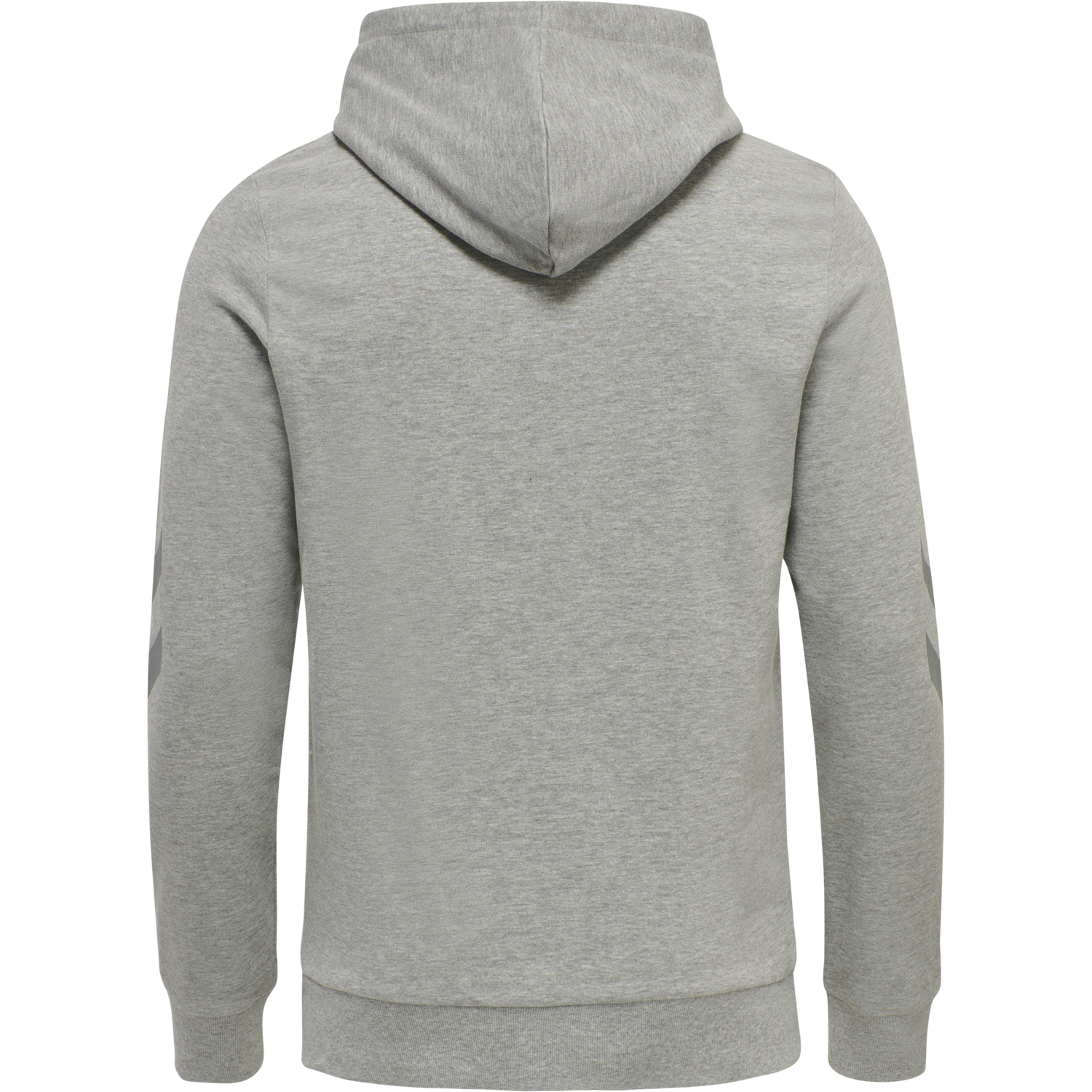 hmlLEGACY LOGO HOODIE, GREY MELANGE, packshot