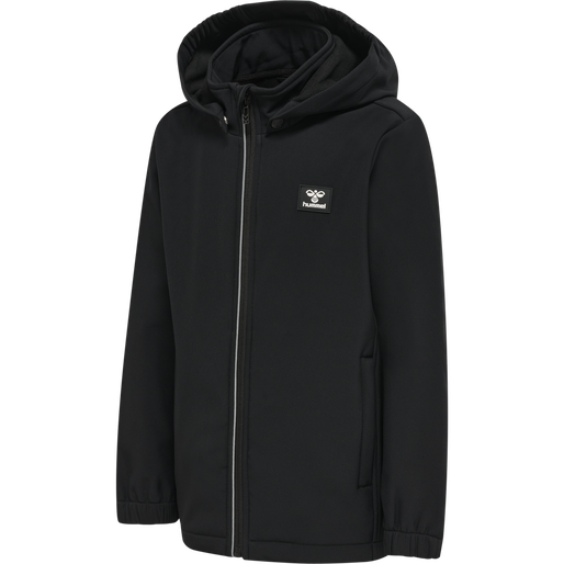 hmlMARS SOFTSHELL JACKET, BLACK hmlMARS SOFTSHELL JACKET, BLACK, packshot