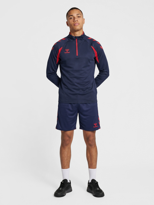 hmlCORE 2.0 HALF ZIP, MARINE/TRUE RED, model
