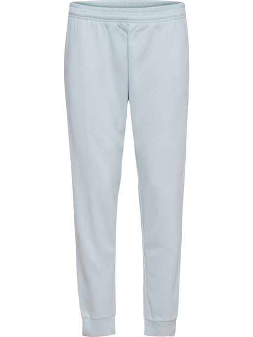hmlMOVER COTTON CUFF PANTS WOMAN, BABY BLUE, packshot