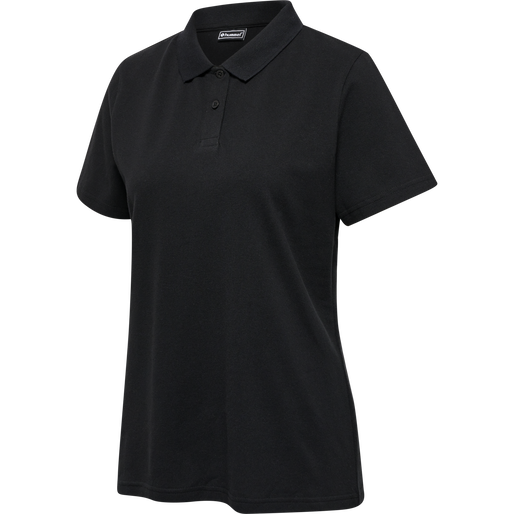 hmlRED CLASSIC POLO WOMAN, BLACK, packshot