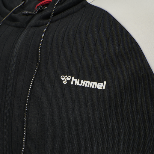 hmlPRO XK ZIP HOODIE SWEAT, CAVIAR, packshot