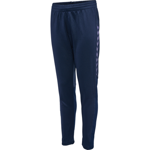 hmlSTALTIC TRAINING PANTS KIDS, MARINE/PAISLEY PURPLE, packshot