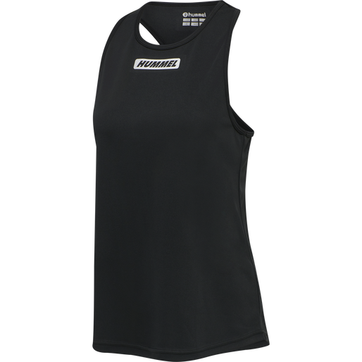 hmlTE TOLA TANKTOP, BLACK, packshot