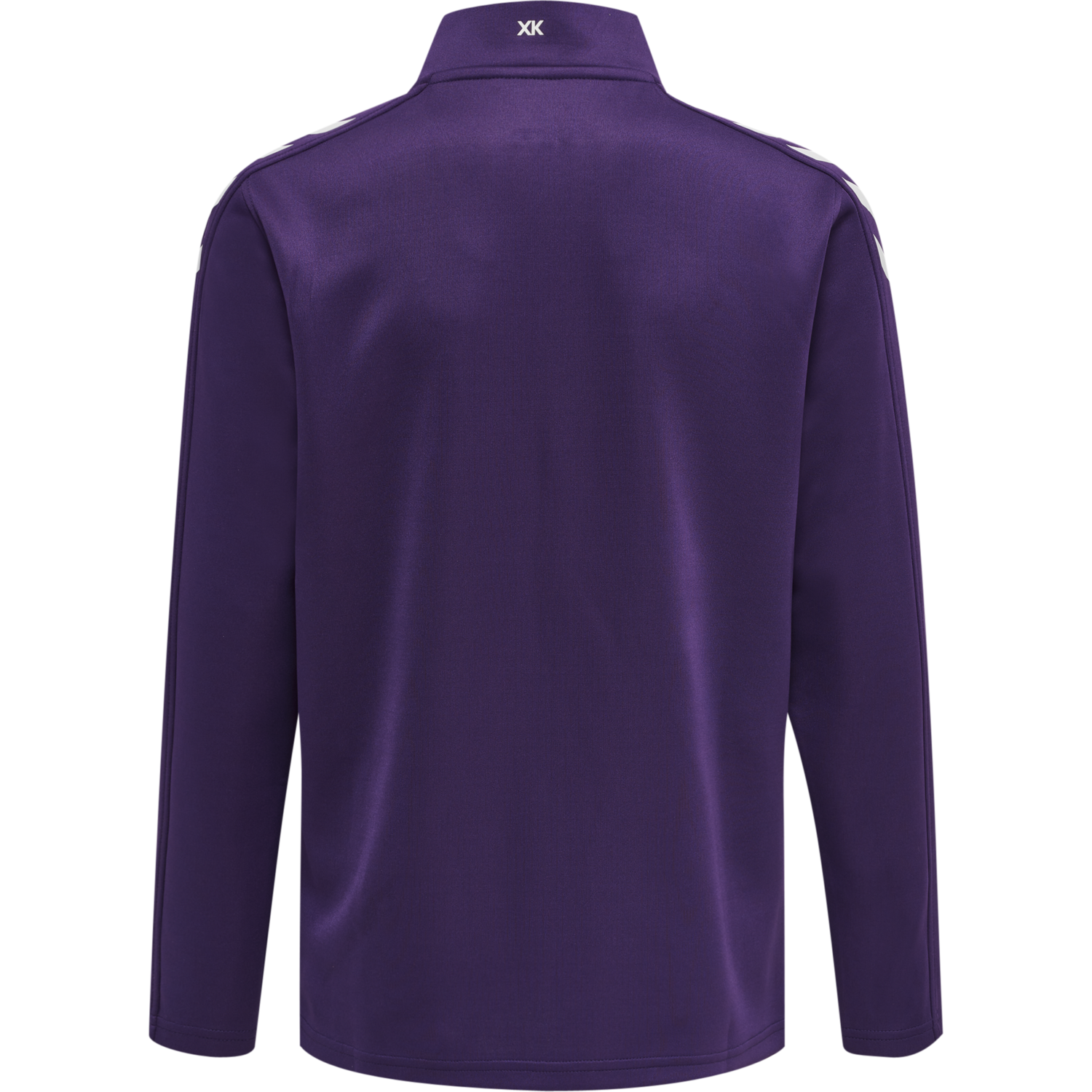 hmlCORE XK POLY ZIP SWEAT KIDS, ACAI/WHITE, packshot