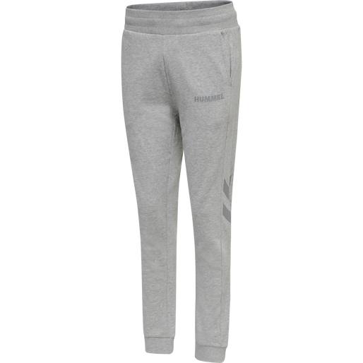 hmlLEGACY WOMAN TAPERED PANTS, GREY MELANGE, packshot