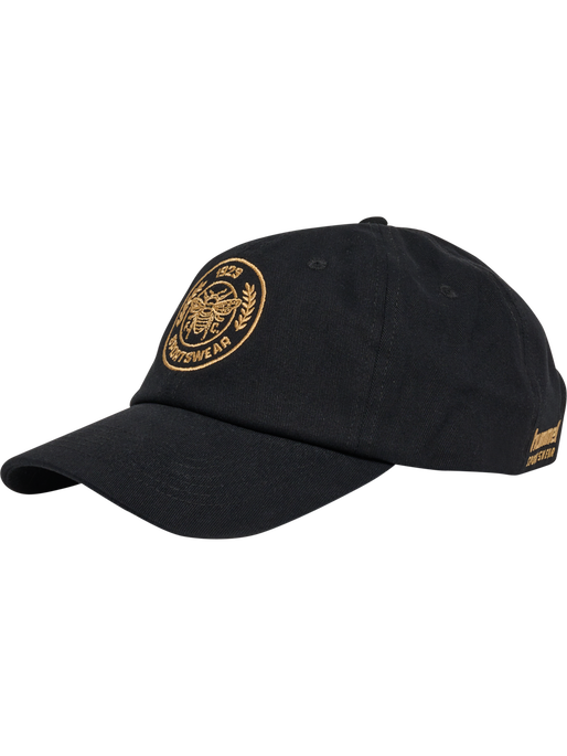hmlSWARM COTTON CAP, BLACK, packshot