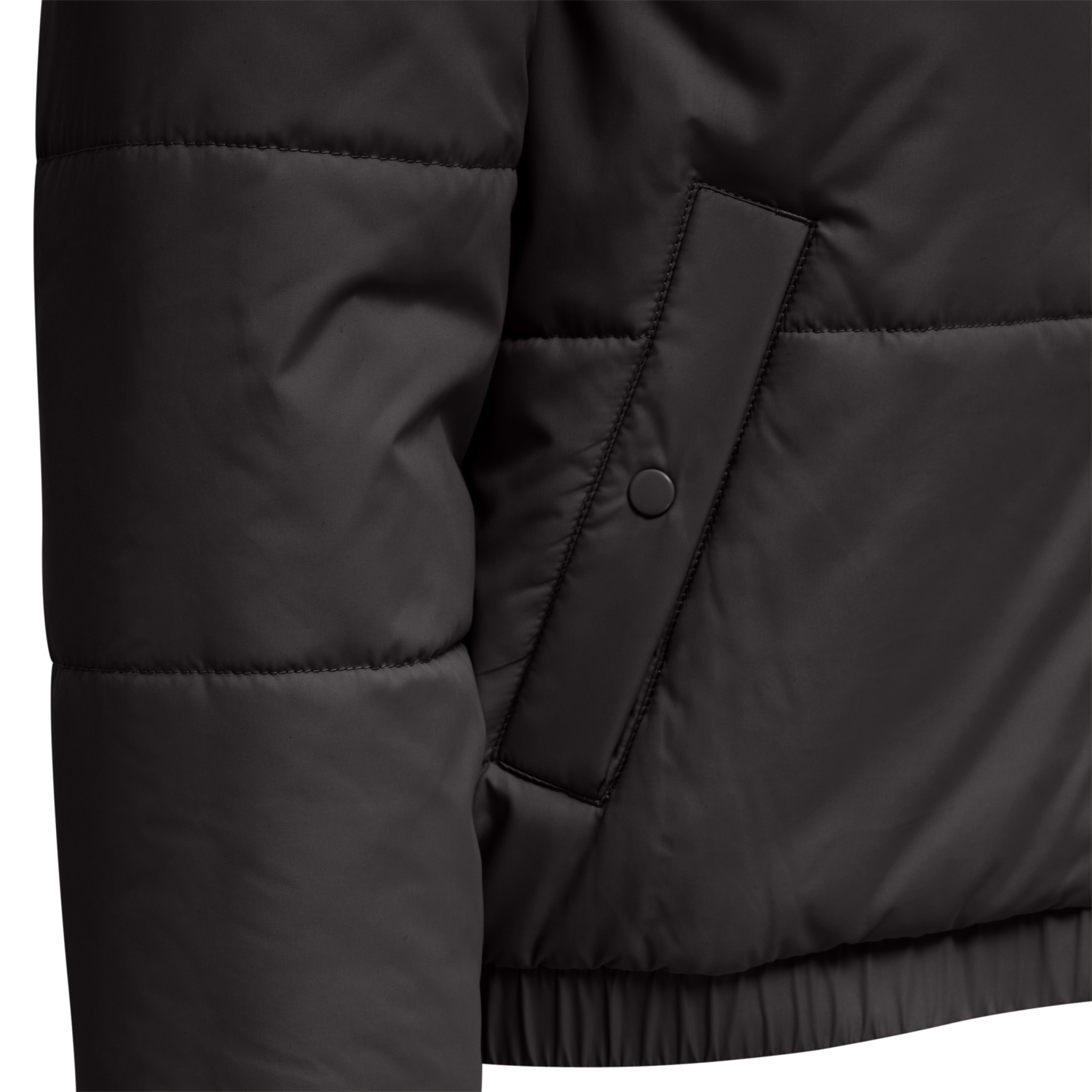 hmlSUKI PUFF JACKET, BLACK, packshot