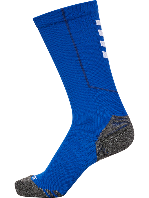 hmlPRO TRAINING SOCKS HIGH, TRUE BLUE/WHITE, packshot